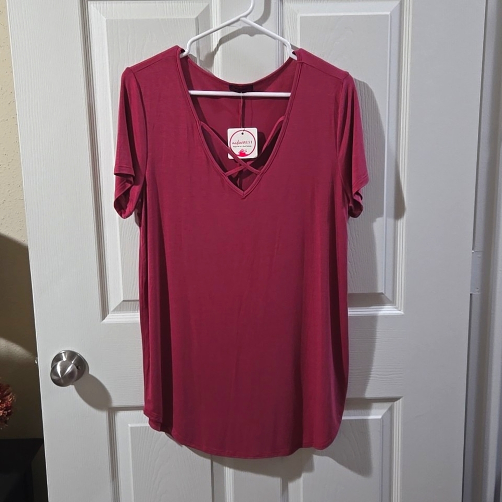 NWT Size LG Sheila Rose Tunic Blouse